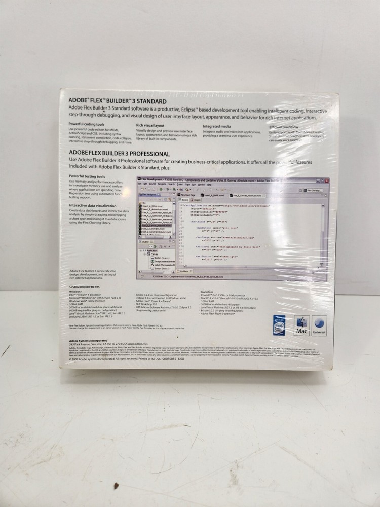 Adobe Flex Builder 3 ( Mac & Windows)