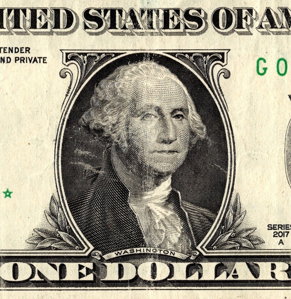 2017 G Star Note FANCY SERIAL NUMBER ONE DOLLAR Regular Run