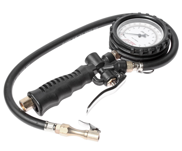 JTC LIGHTWEIGHT 3-FUNCTION TIRE GAUGE-CLIP TYPE BY JTC TOOLS # 4058