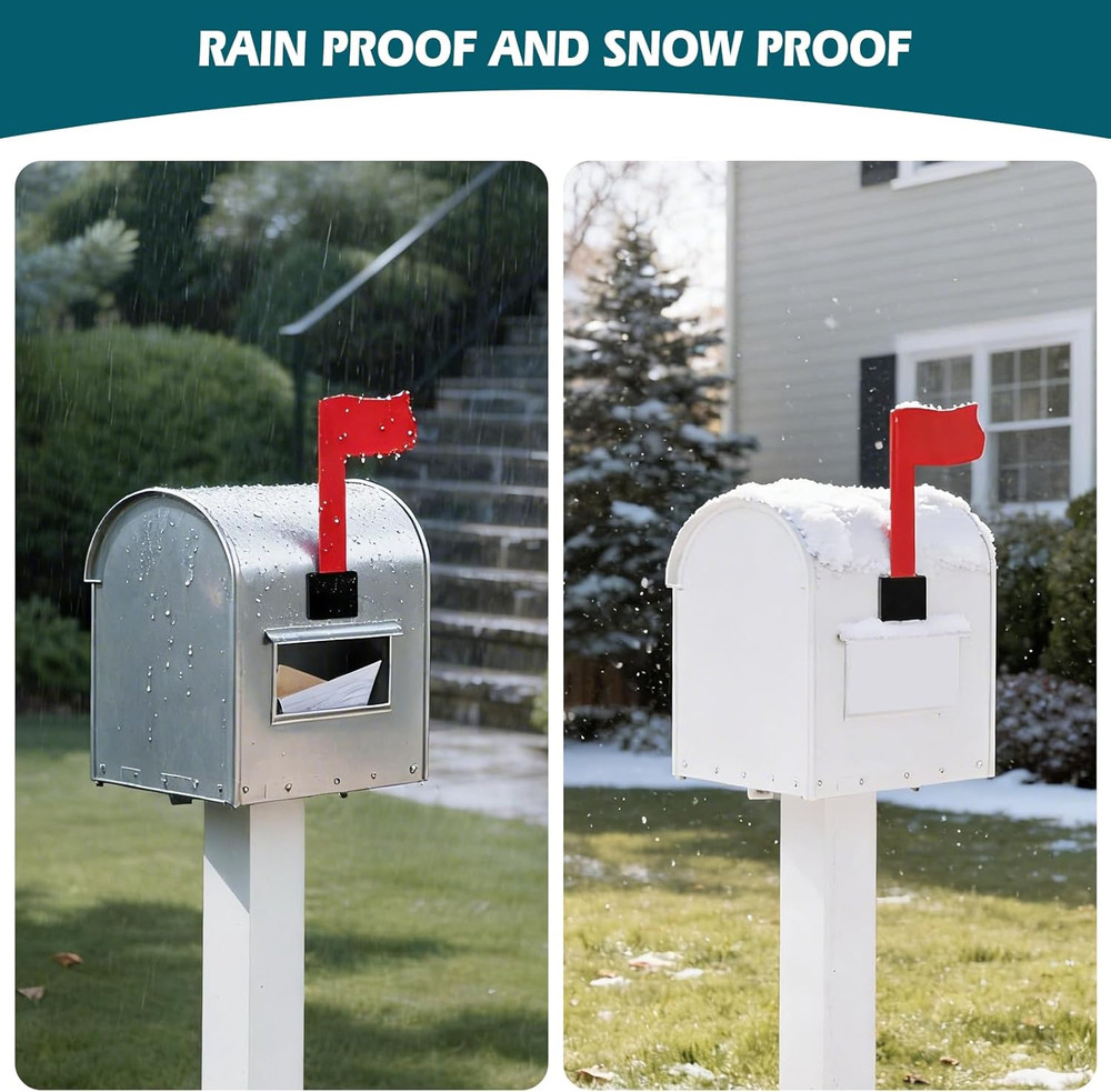 Universal Mailbox Flag Replacement Kit for Post Mount & Wall Mount Mailboxes, Ea