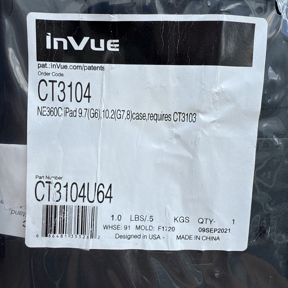 InVue NE360C Tablet Case For Select Apple iPad Models - Cable Assembly CT3104