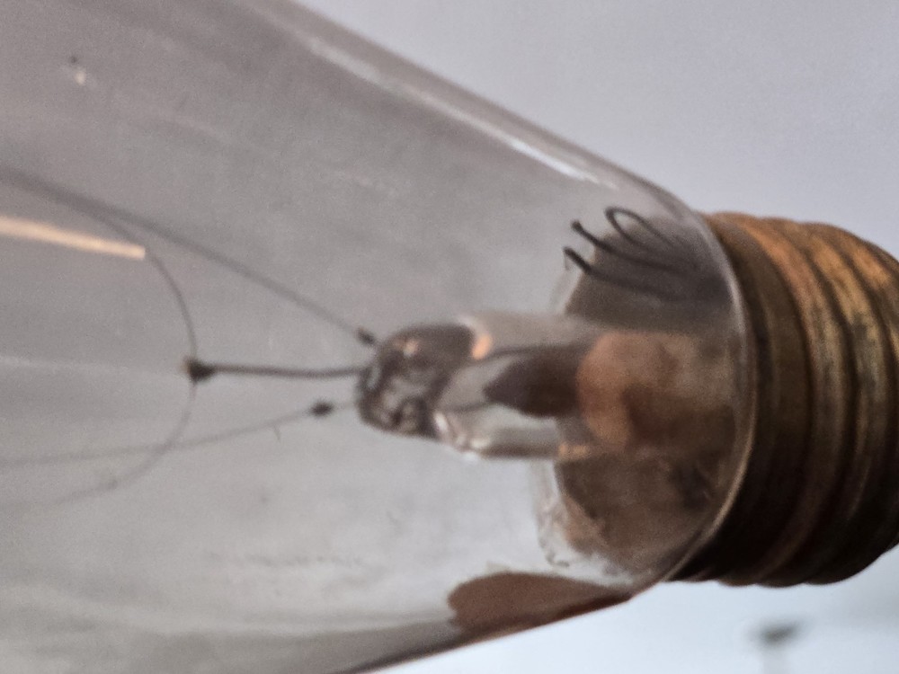 Antique Edison light bulb. Untested.