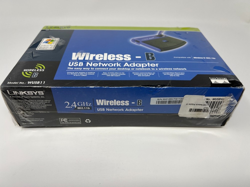 Linksys WUSB11 Wireless-B USB Network Adapter