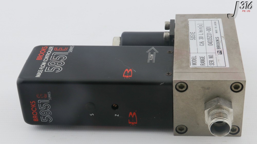 Brooks 5851E Series Mass Flow Controller (MFC) - Used
