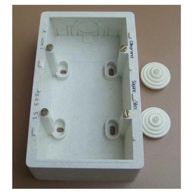 Legrand 084951 Double Switch/Socket Box Sagane Flint