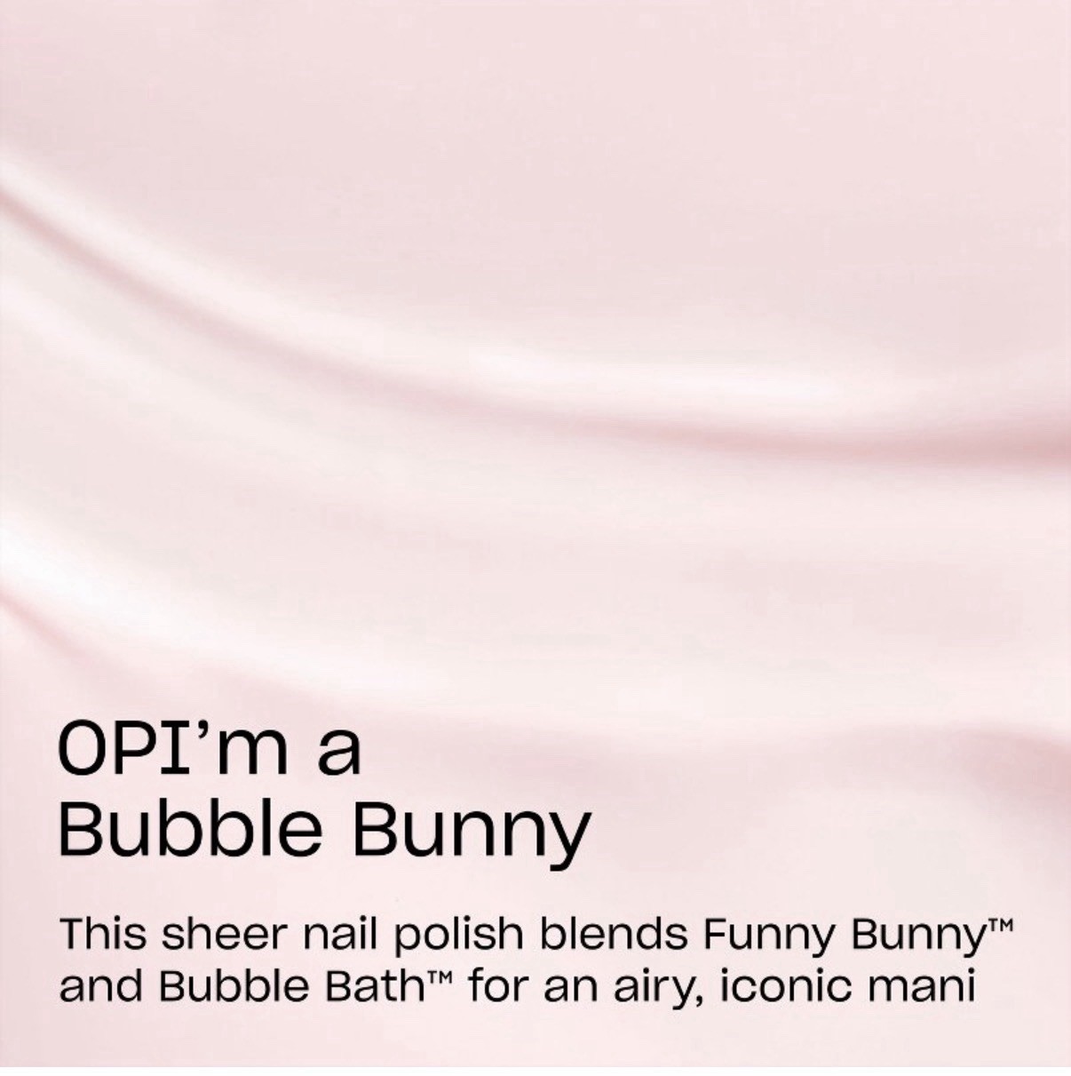 OPI Nail Polish Lacquer OPI'm a Bubble Bunny NEW -Ship on same Bus. Day #NLS061