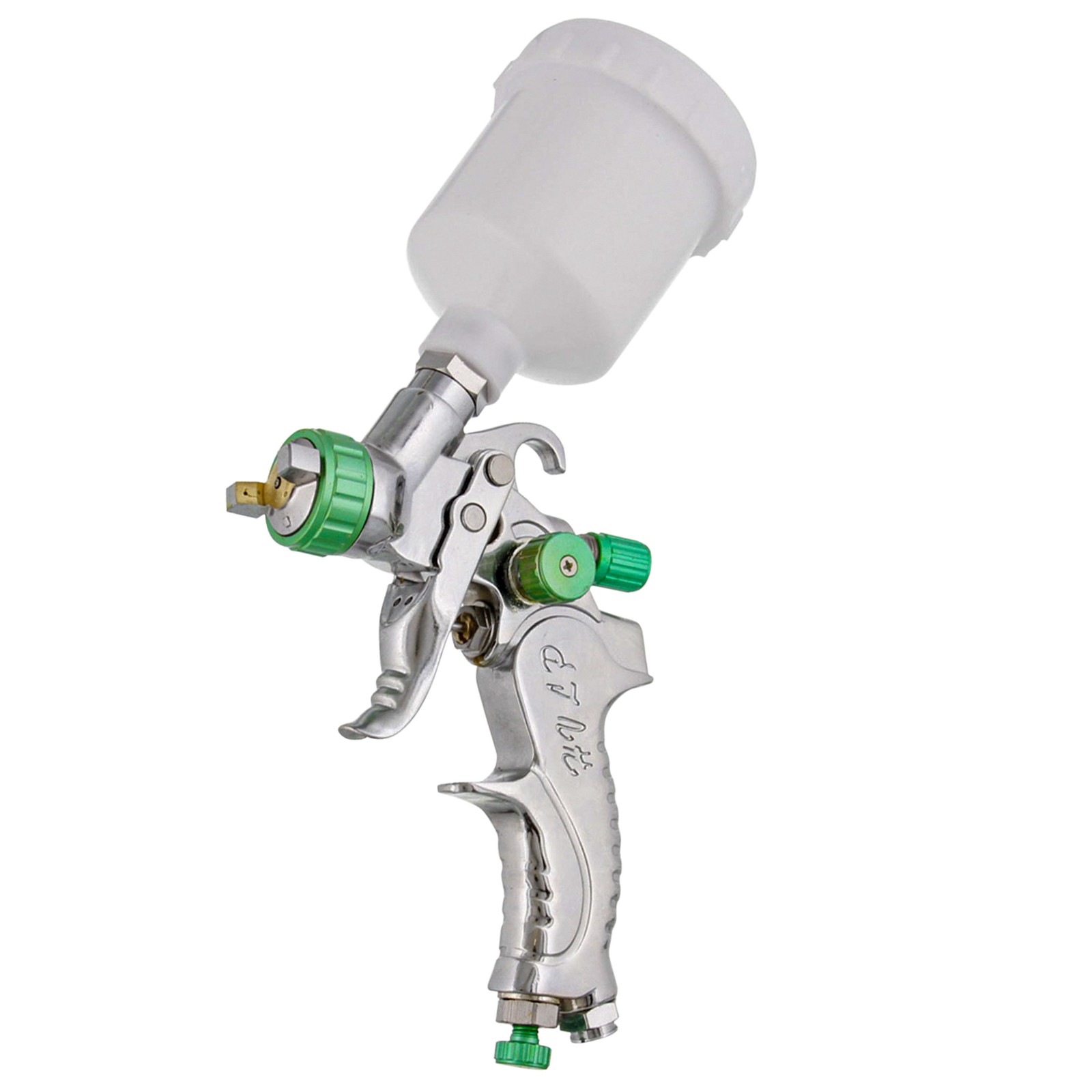 Mini DETAIL TOUCH-UP HVLP SPRAY GUN 1.0 Tip Plastic Cup Auto Paint Spot Repair