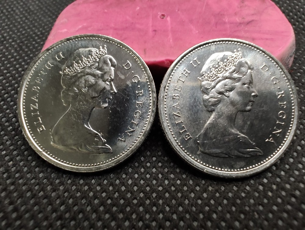 Canada 1969 & 1970 Quarters, Uncirculated