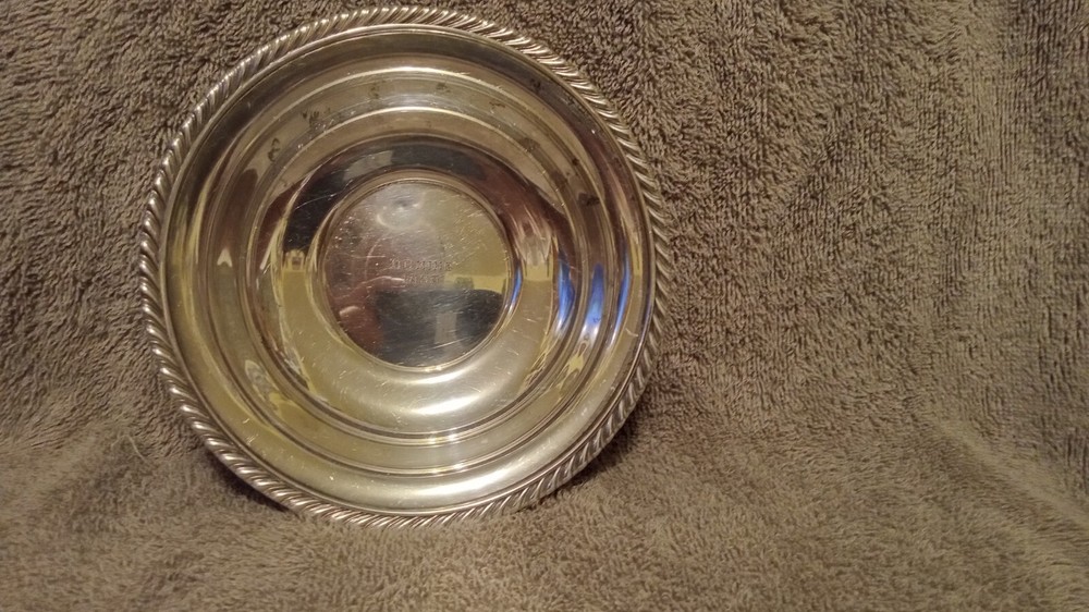 Gorham Silver plate Bowl Trophy "Deming 1959"