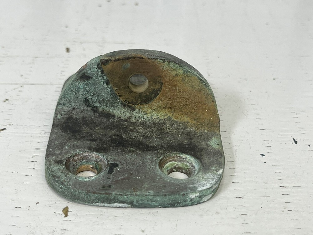 Vintage Bronze Halyard Deck Plate