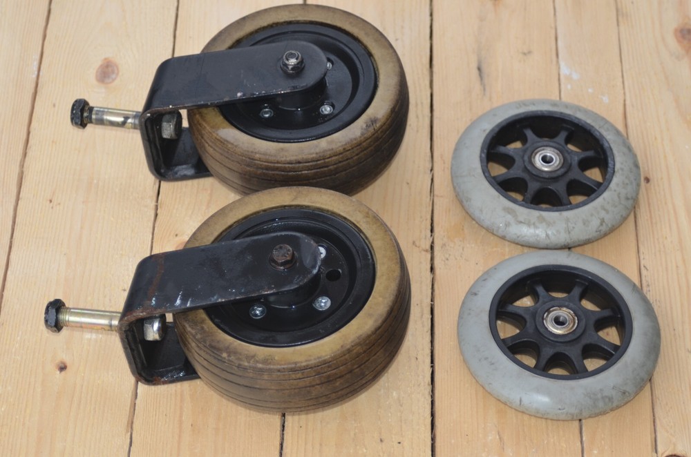 Jazzy Pride Select Electric Scooter Front & Caster Wheels