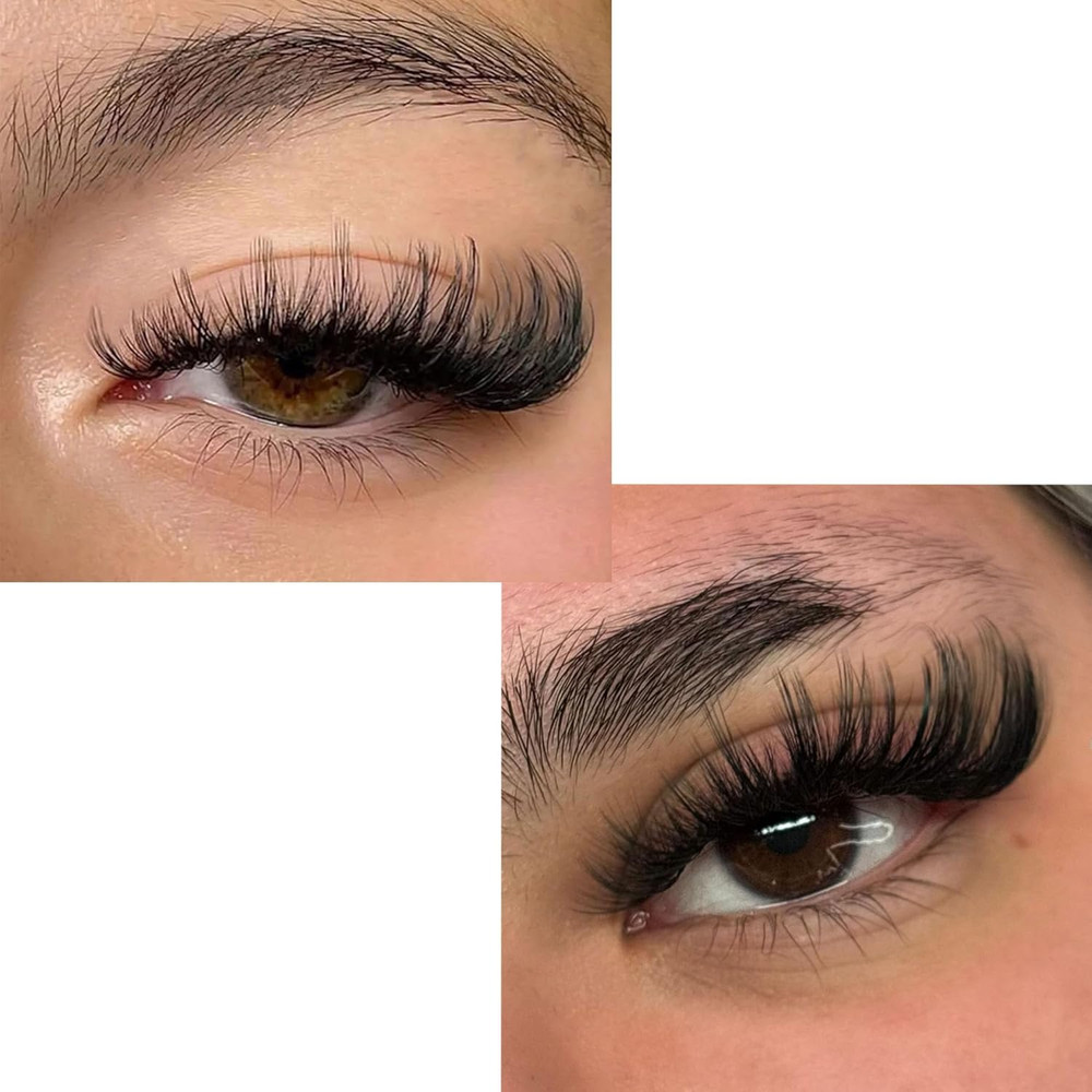 Cat Eye False Eyelashes Wispy Volume Lashes 7 Pairs Pack 9D