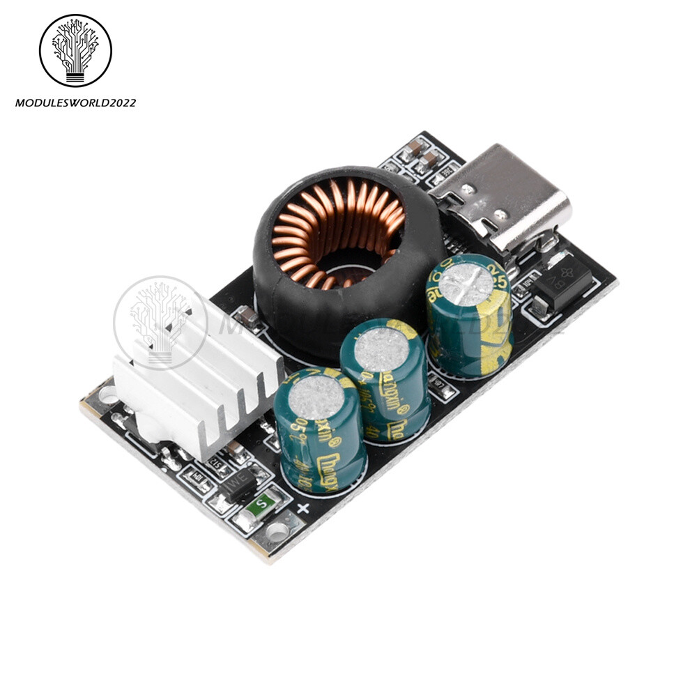 65W Type-C Mobile Phone Fast Charging Board DC Buck Car DIY Modification Module