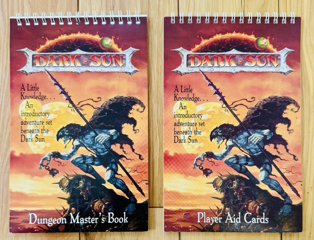 Advanced Dungeons and Dragons 2nd Edition Dark Sun Boxed Set Complete