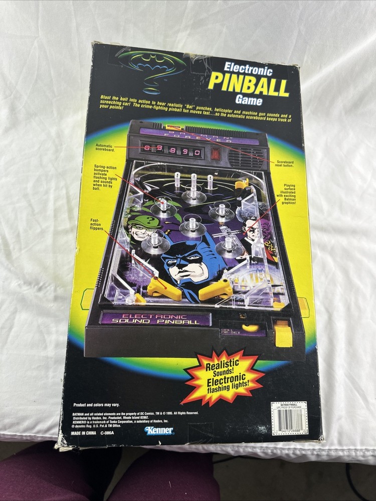 Kenner 1995 “Batman Forever” Electronic Pinball Machine Game