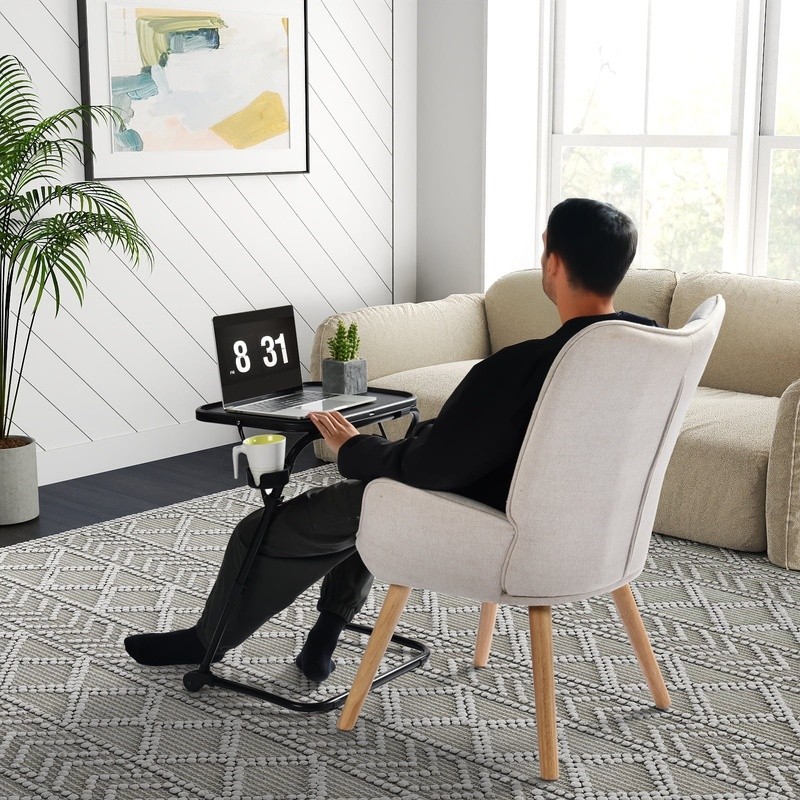 Adjustable Writing Desk Ergonomic Folding Study Table Portable Workstation New