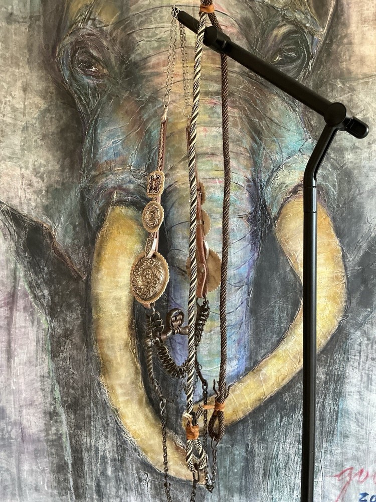 Antique Mexican Charro Bridle