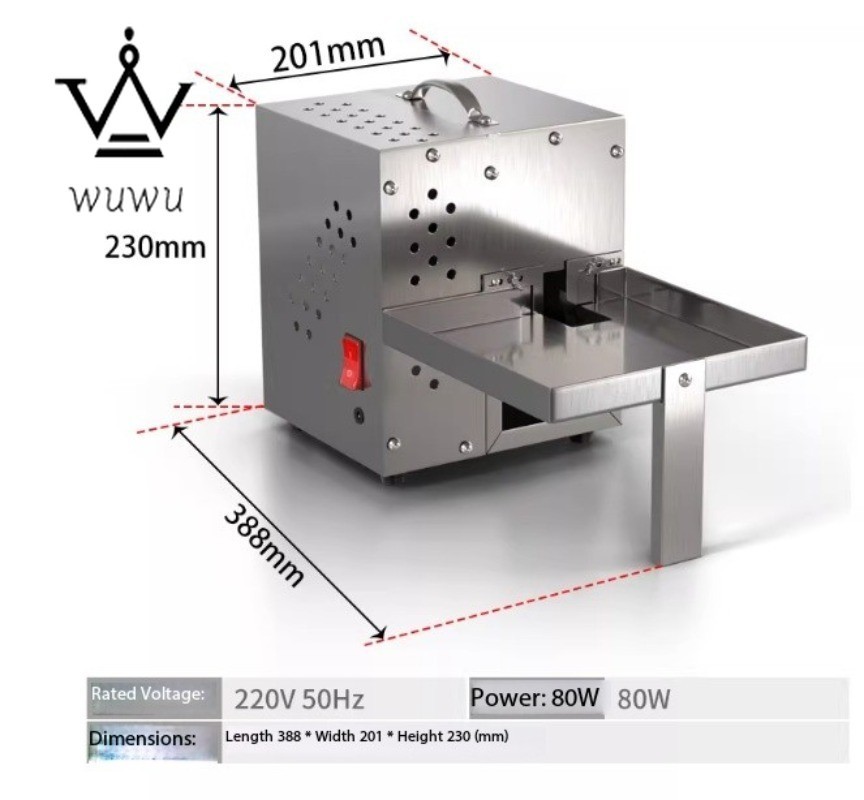 220V Countertop Chestnut Small Notching Machine