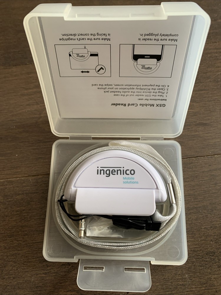 Ingenico Mobile Solutions Audio Jack Card Reader iCMP G5X White