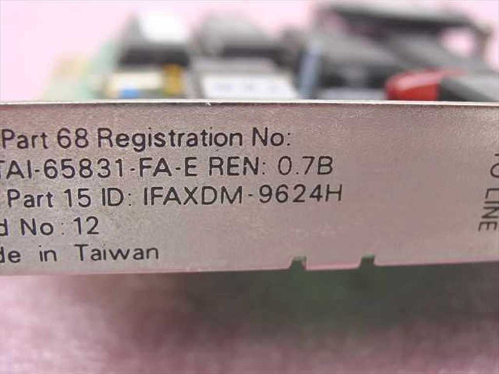 Aceex ISA Data Fax Modem 9624H