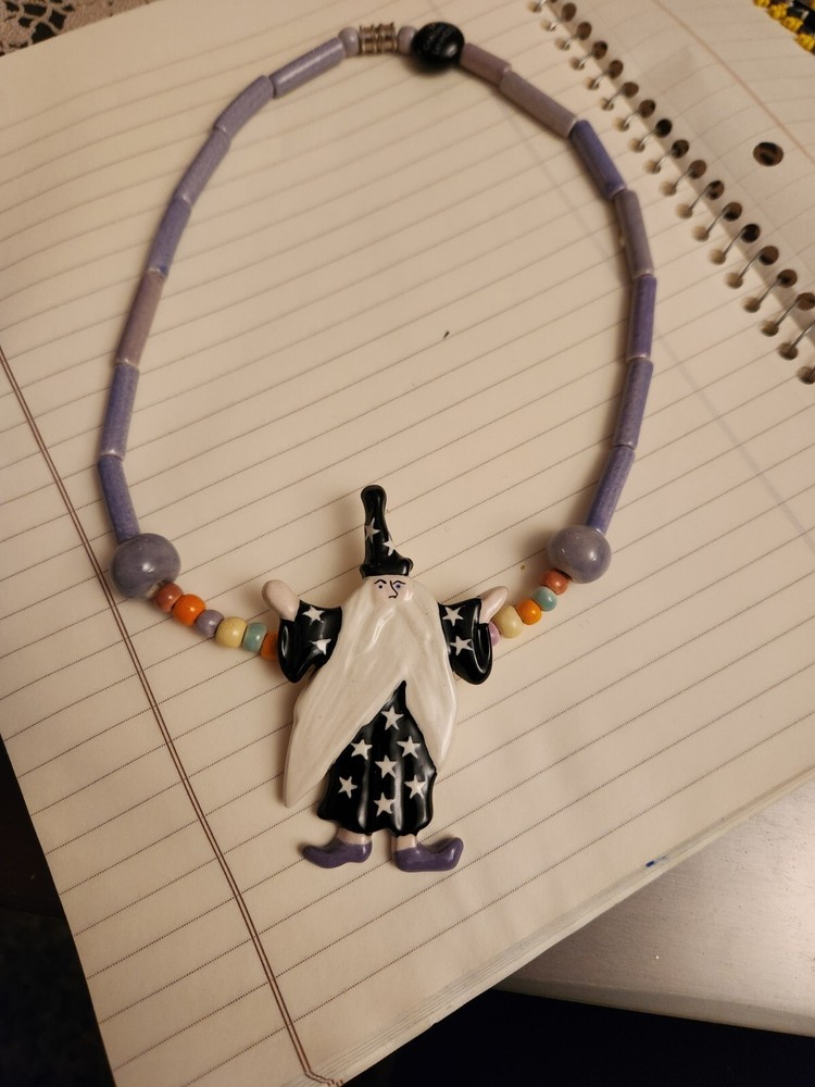 Rubyz Wizard Ceramic Necklace