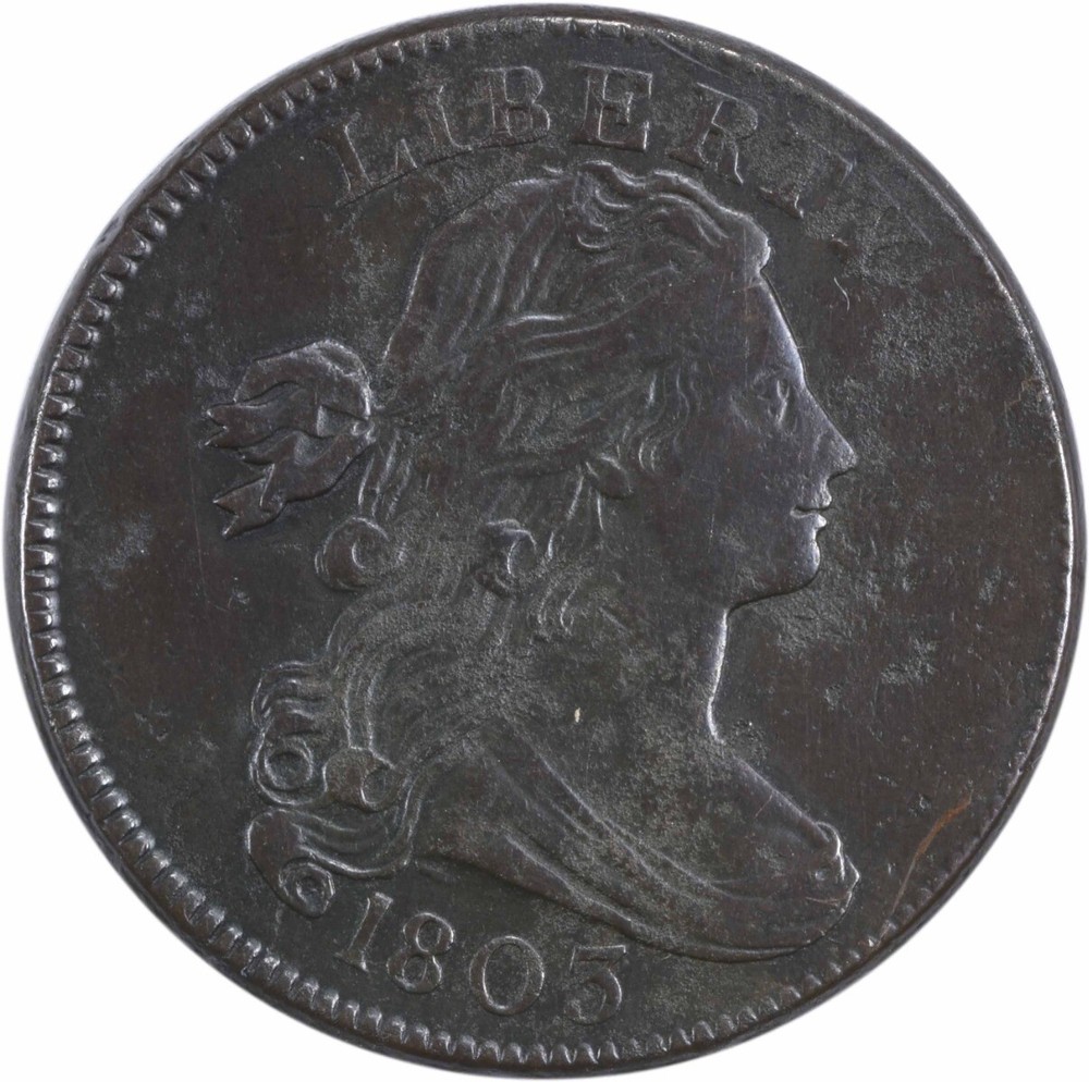 1803 Large Cent EF Uncertified #210