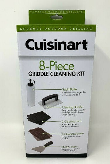 Cuisinart 8 Piece Griddle Cleaning Kit  New