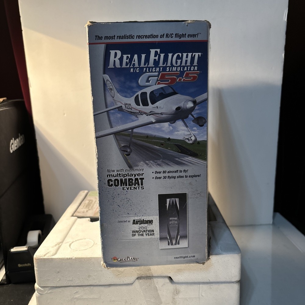 Real Flight Remote RC Flight Simulator G5.5 w InterLink Elite Controller