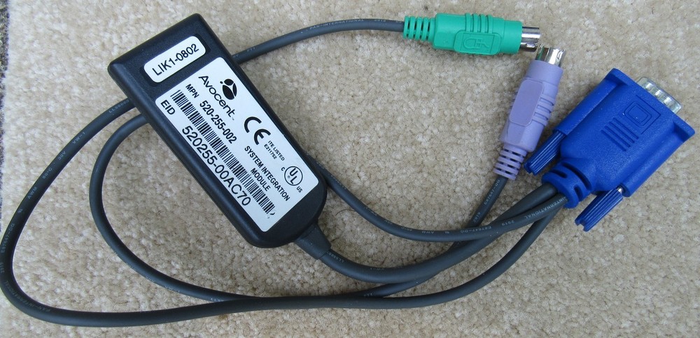 Avocent 520-255-002 KVM IP Console Switch System Integration Module PS/2