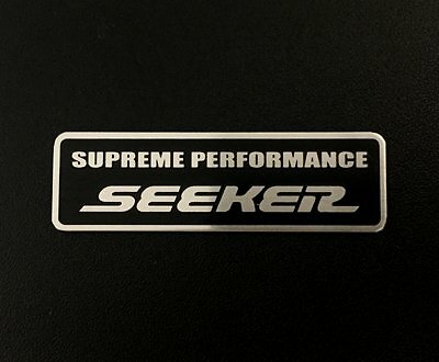 SEEKER METAL PLATE STICKER FOR