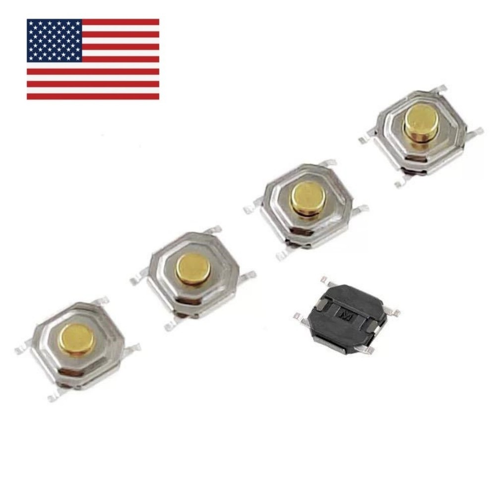 10pcs 4×4×2mm SMD Tactile Push Button Switch Momentary PCB SMT US Ship