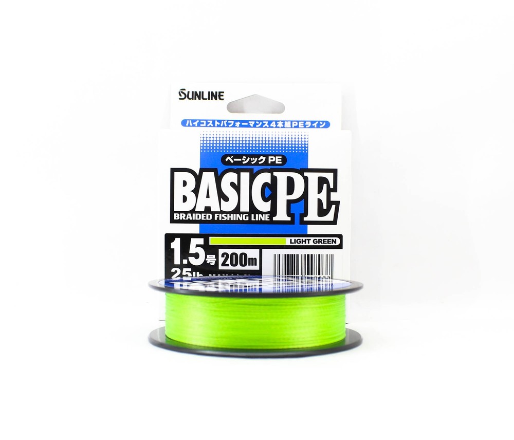 Sunline P.E Line X4 Basic P.E HG 200m P.E 1.5 25lb LG (7937)