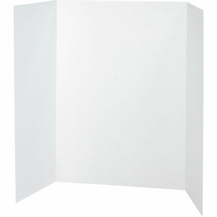 Pacon Presentation Boards - 36" Height x 48" Width - White Surface - 24 /...