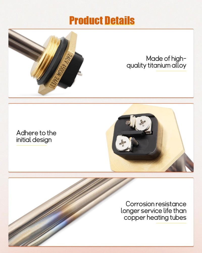 Water Heater Element Replacement Fit for Rheem Marathon, Replace SP213670, 45...