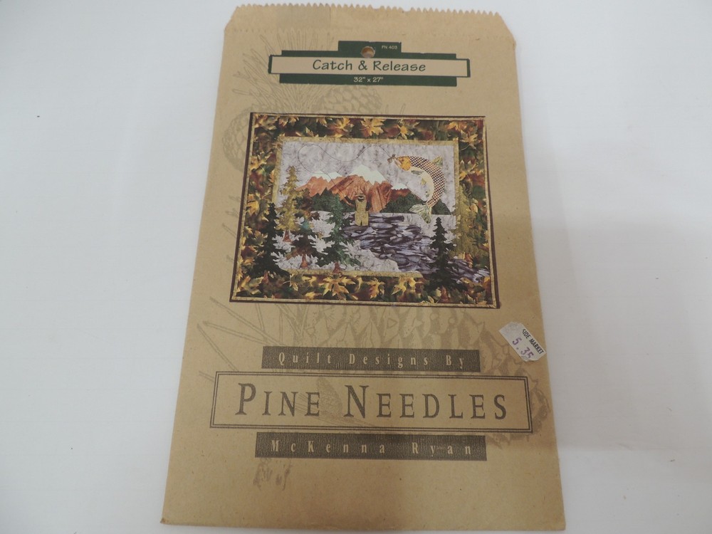 Catch and release wall hanging 32" X 27" Pattern