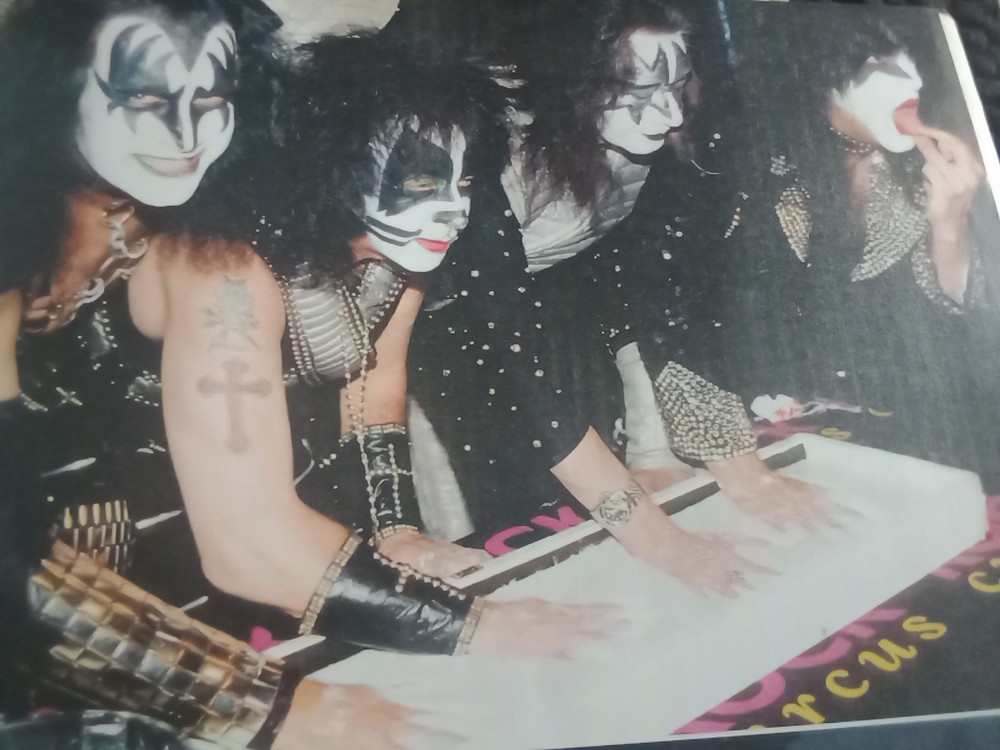 Kiss 👄 Ticket Stub History 🎸 Reunion Tour 10-29-96, Irvine CA, Meadows Amphit.