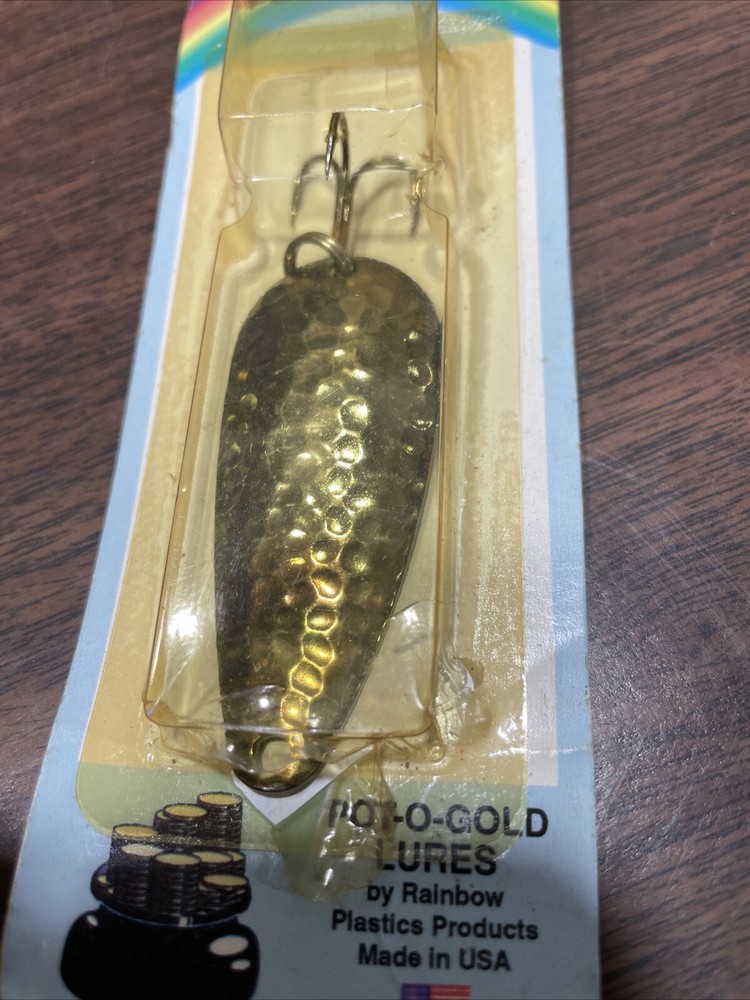 Rainbow Plastics Pot-O-Gold Casting/Trolling Spoon R412-hb
