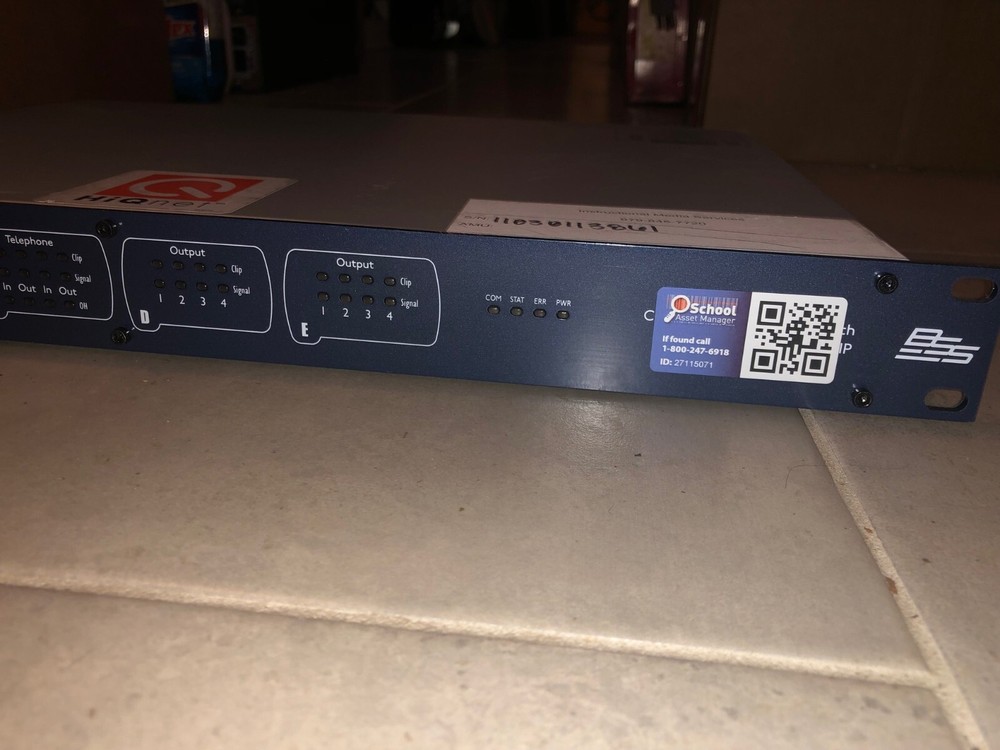 BSS AUDIO Soundweb London BLU-103 Conferencing Processor w/ AEC and VoIP Network