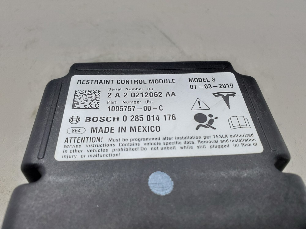 ✅ 2017-2023 OEM Tesla 3 Performance Safety Restraint Computer Control Module