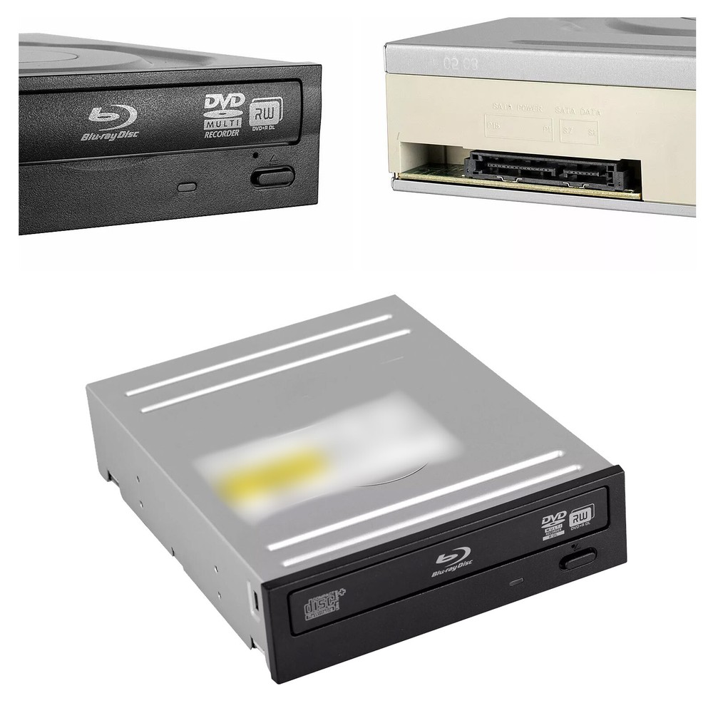 Internal Desktop SATA Blu-ray BD 3D 6X Combo Player Reader DVD Burner PC Drive