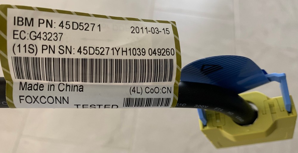 IBM 45D5271 3.0 Meter 12X DDR Cable