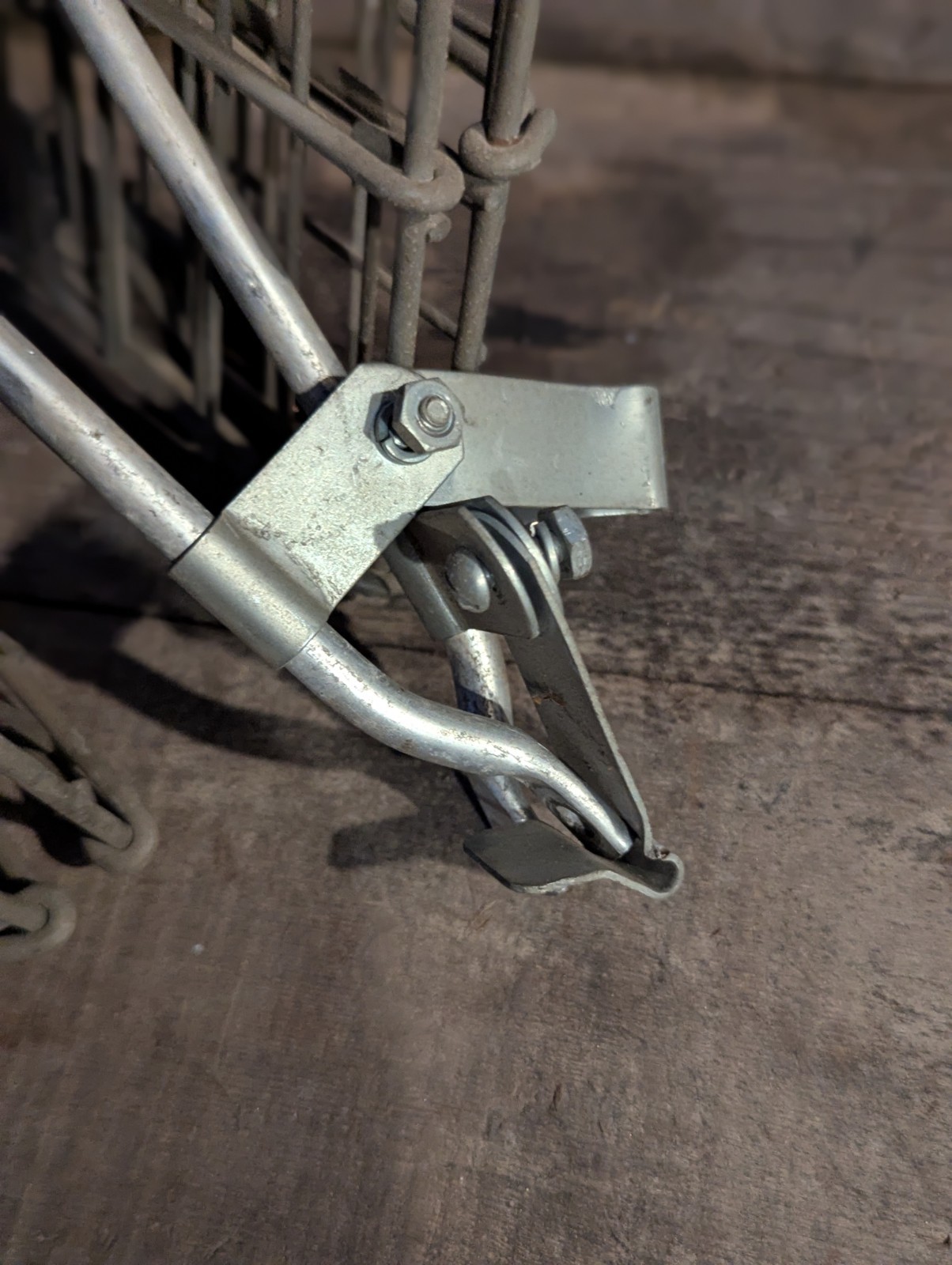 Vintage Schwinn Approved Folding Wire Bicycle Basket/Rack