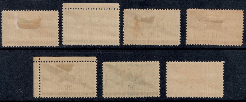 Scott #C25-31 1941 Transport Complete Mint Hinged