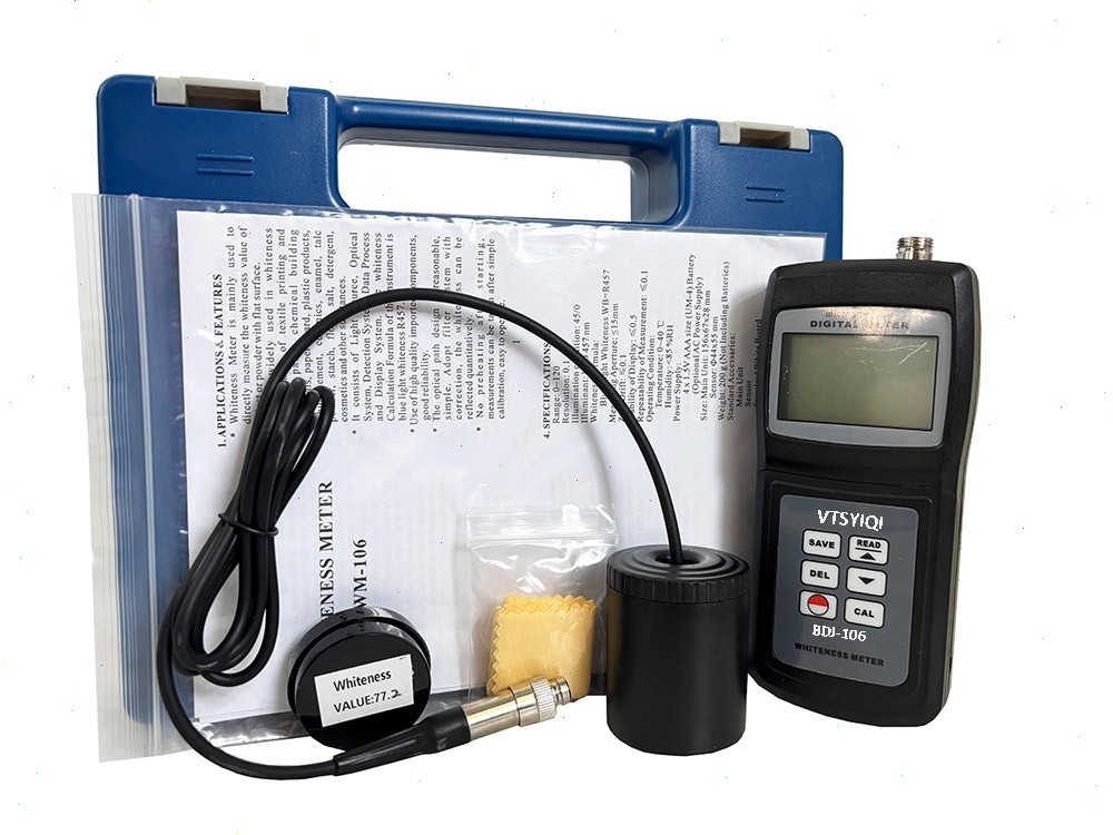 Handheld Whiteness Tester with Range 0%~120% Resolution 0.1% for Textile Paint