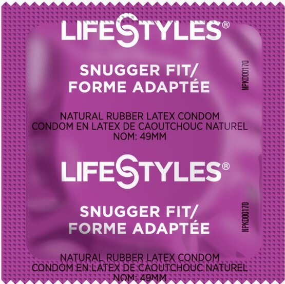 55 CT LifeStyles Snugger Fit Condoms