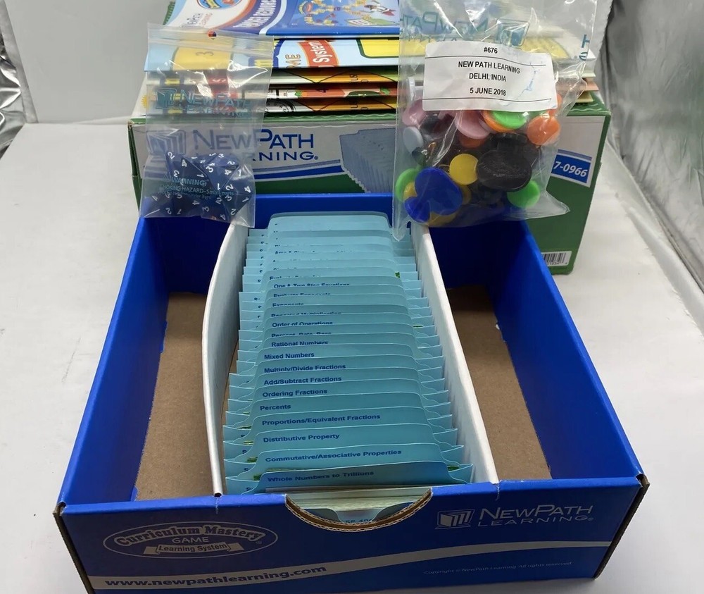 New Path Learning Curriculum Mastery Game Learning System Mathematics Grade 6