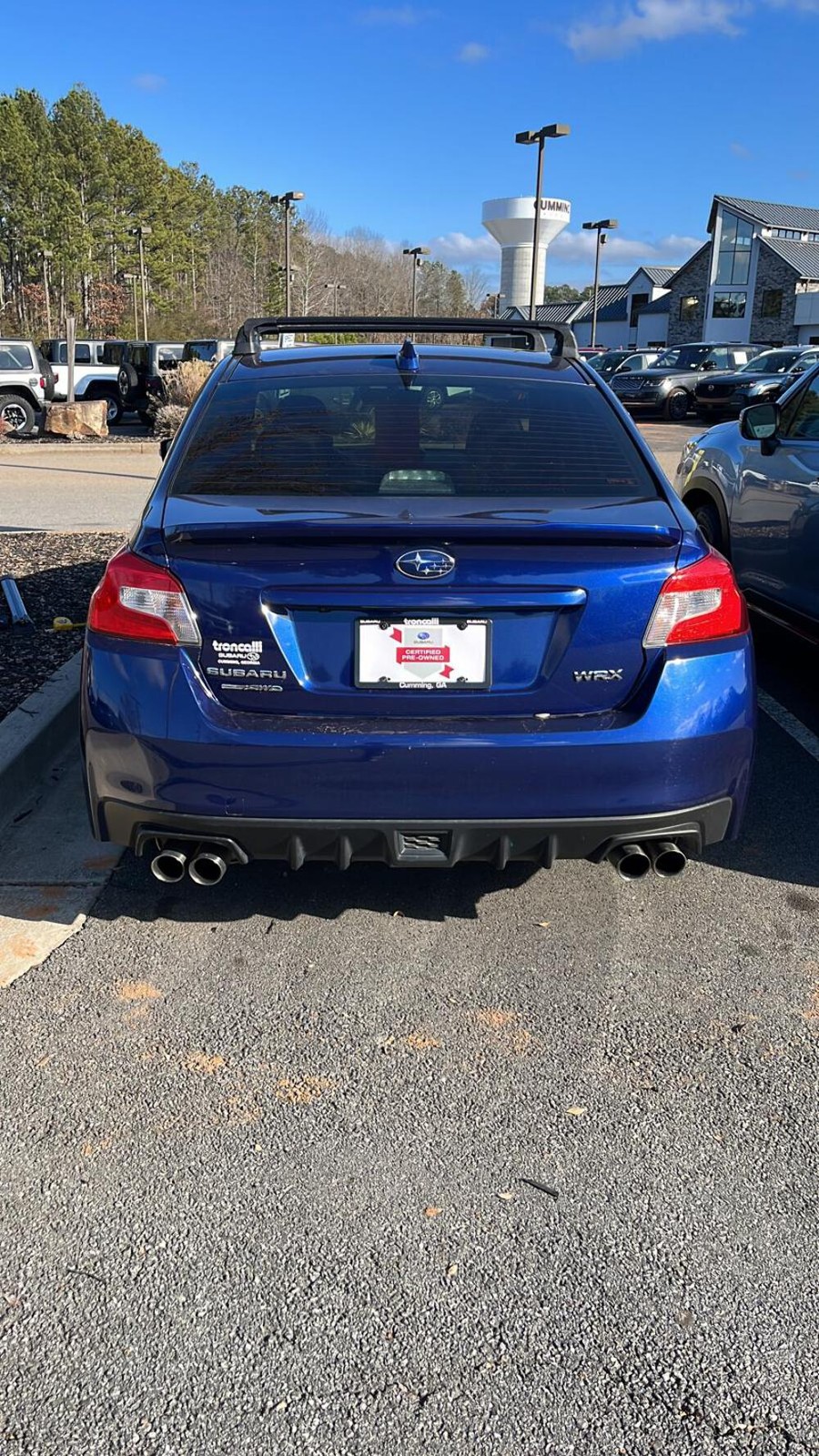 For Subaru WRX (2019-2026) Roof Rack Cross Bar Fix Point, Black