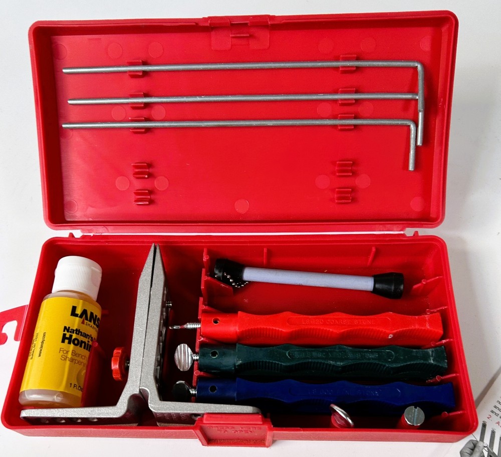 Lansky Deluxe Stone Sharpening System READ DESC