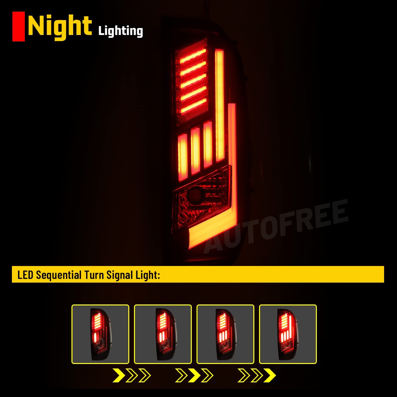 LED Tail Lights for 2014-2021 Tundra Dynamic Turning Signal Rear Tail