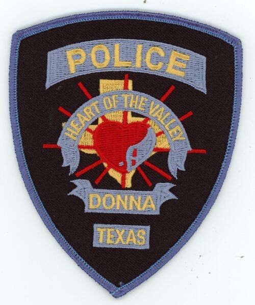 TEXAS TX DONNA POLICE NICE SHOULDER PATCH SHERIFF
